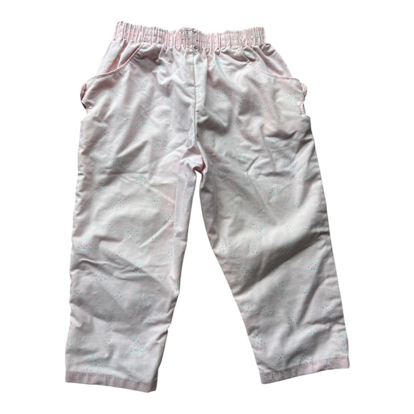 Vintage Osh Kosh B'Gosh Pink Floral Toddler Pants 90's - Picture 3 of 5